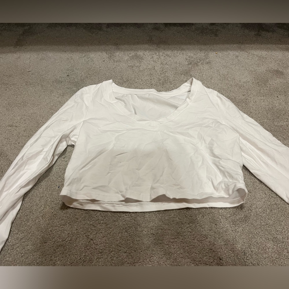 Plan cropped long sleeve